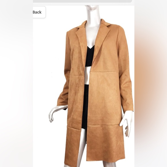 ZARA faux long suede jacket - Picture 4 of 15